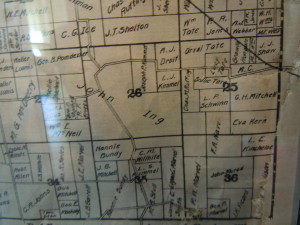 イングの農場を示す地図